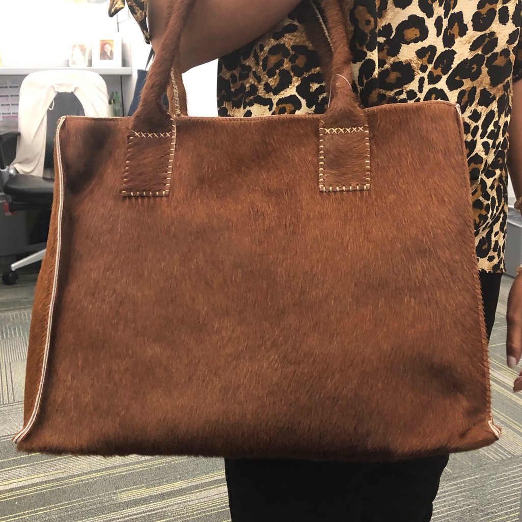 Brown Calf Hair Bag!